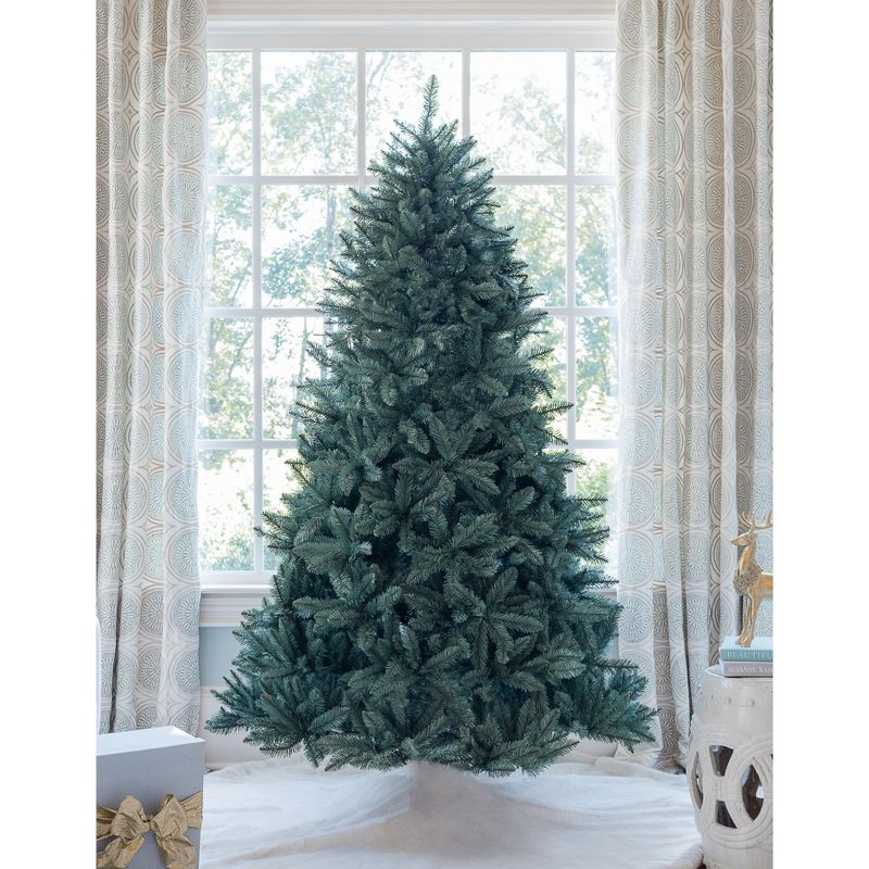 King of Christmas Tribeca Spruce Blue Artificial Christmas Tree, 1 of 3