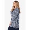 Jessica London Women's Plus Size Stretch Knit Open Front Knit Topper - 4 of 4