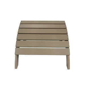 WestinTrends Outdoor Patio All-weather Modern Folding Ottoman - 1 of 3