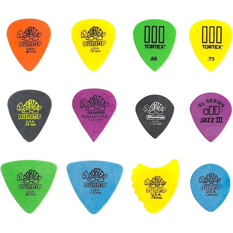 Dunlop PVP110 Pick Tortex Variety 12 Pack, 1 of 3