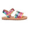 Olivia Miller Girl's Rainbow Daze Toddler Slide Sandals - 2 of 4