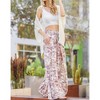 Women's Wide Leg Pants With Tie Front. - ee:some - 2 of 4