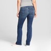 Over Belly Distressed Bootcut Maternity Jeans - Isabel Maternity by Ingrid & Isabel™ Medium Wash - image 2 of 4
