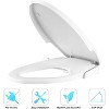 Non-Electric Bidet Toilet Seat - Adjustable Water Pressure & Nozzle, Dual Self-Cleaning, Soft-Close Design for Elongated or Round Toilets - 4 of 4