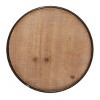 Industrial Wood Accent Table Gray - Olivia & May: Sturdy Side, No Assembly Required - 3 of 4