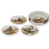 Spode Woodland Bird Ceramic Coaster Set with Holder - 4 Piece Decorative Tableware, Holiday Entertaining - Porcelain, Dishwasher Safe - 2 of 3