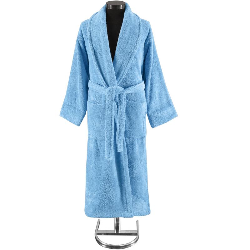 Classic Turkish Towels Adult Shawl Collar Terry Cloth Robe, 2 of 5