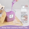 Clear Laundry Pods Storage Container with Wooden Lids & Labels, Detergent Powder Container for Laundry Room Organization - 3 of 4