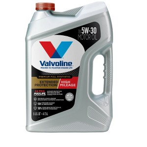 Valvoline Extended Protection Full Synthetic High Mileage 5W-30 Motor Oil - 1 of 4
