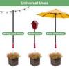 Excello Global Products RTA Planter Box With Pole Holder (Brown Stain) - 17.25"x17.25"x18" Oversized - 3 of 4