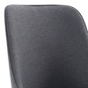 Bentwood and Polyester Mid-Century Modern Colfax Side Chair (Set of 2) with Tapered Metal Legs, Easy-to-Clean Fabric Seat and Back - 2 of 4