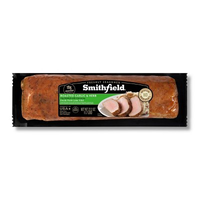 Smithfield Roasted Garlic & Herb Pork Loin Filet – 27.2oz – BrickSeek
