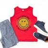 The Juniper Shop SmileyWorld It's A Good Day To Have A Good Day Circle Youth Tank Top - L - Red - 3 of 4