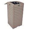 Sunnydaze Outdoor Trash Can - Polypropylene Resin - 4 of 4