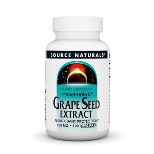 Grape Seed Extract Proanthodyn 100mg by Source Naturals, Inc.  -  120 Capsule - 1 of 3
