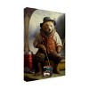 Canvas Wall Art - Sasha 'Fishing Bear I' Wall Art for Living Room, Bedroom, or Office Décor by Trademark Fine Art - 16 x 24 Inches - 2 of 4