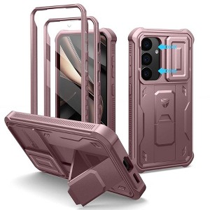 Dexnor for Samsung Galaxy S25 Case with Built-in Slide Camera Cover & Screen Protector & Kickstand - 1 of 1