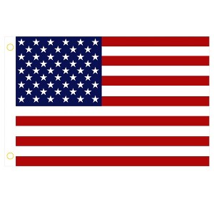 iMountek
"4-Pack 3x5 Ft American Flags - UV Fade Resistant, Double Stitched Canvas with Brass Grommets for All Use" red, blue, white - 1 of 4