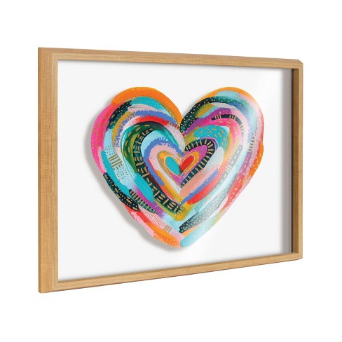 Art Heart II Canvas Wall Art by EttaVee