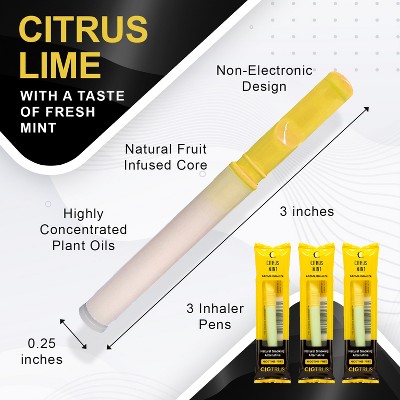 Cigtrus Oral Fixation Flavored Air Inhaler, Natural Habit Replacement ...