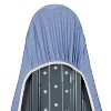 Seymour Home Products Wardroboard Replacement Cover and Pad Blue: Ironing Board Cover, Padded, Elastic Band, 50"x15" - 3 of 4