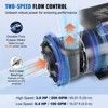 VEVOR 2 Speed SPA Pump, 56-Frame, AC220-240V Hot Tub SPA Pump, 3HP/200GPM/65.61ft High Speed or 0.4HP/100GPM/16.07ft Low Speed, black - 4 of 4