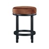 Meridian Furniture,Monette Cognac Velvet Counter Stool - 2 of 4