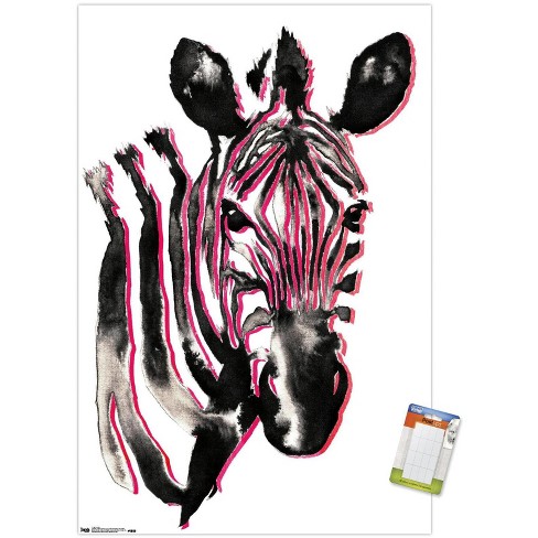 Uitputten valuta Buigen Trends International Zebra Unframed Wall Poster Prints : Target
