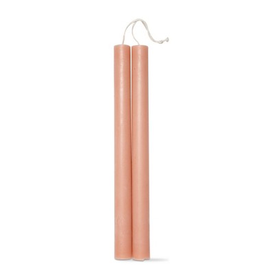 tag Straight Taper Paraffin Wax Candle Set Of 2
