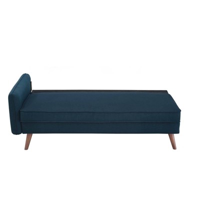 Azure Embrace 72'' Fabric Sofa with Splayed Wood Legs
