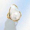 Ross-Simons 25x17mm Cultured Baroque Pearl Ring in 14kt Yellow Gold - 4 of 4