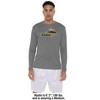 Cameron University Adult Sport Long Sleeve Shirt Primary Logo, Athletic Heather - 3 of 4