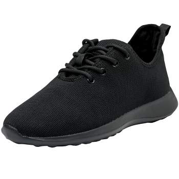 Vance Co. Pierce Casual Slip-on Knit Walking Sneaker Black 10