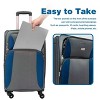 KWPZQEB Softside Lightweight Luggage Travel Set of 4, Expandable Luggage Set with Exterior Dual Pockets, Wheels & Lock, 20/24/28/32 IN - 4 of 4