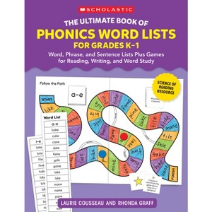 The Ultimate Book of Phonics Word Lists: Grades K-1 - by  Rhonda Graff & Laurie Cousseau (Paperback) - 1 of 1