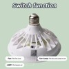 Ceiling Fan,Small Fan,Quiet Operation Eye Protection Fan for Bathroom Bedroom - 3 of 4