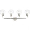 Livex Lighting Downtown 4 - Light Vanity in  Brushed Nickel - 4 of 4