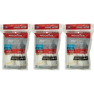 Wooster 4.5" Jumbo-Koter Pro/Doo-Z 3/8" Nap 3 Sets Of 2-Pack Roller Cover # RR302-4.5-3PK - 1 of 3