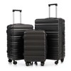 Lyngins 20/24/28 Inch 3 PCs Carry on Luggage Sets with Combination Lock,Suitcases Sets with Spinner Wheels for Family Trips - 2 of 4