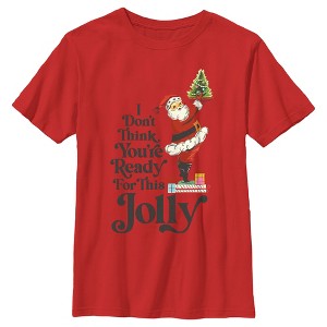 Boy's Lost Gods Santa You're Ready for This Jolly T-Shirt - 1 of 4