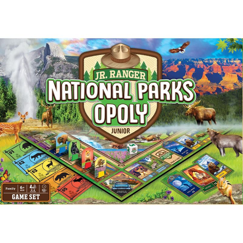 MasterPieces Kids Board Games - Junior Ranger National Parks Opoly Jr., 1 of 7