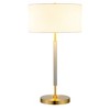 Hudson and Canal 25" Tall 2-Light Table Lamp with Fabric Shade - 4 of 4