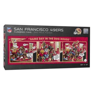 NFL San Francisco 49ers Game Day in the Dog House Puzzle - 1000Pc - 1 of 3