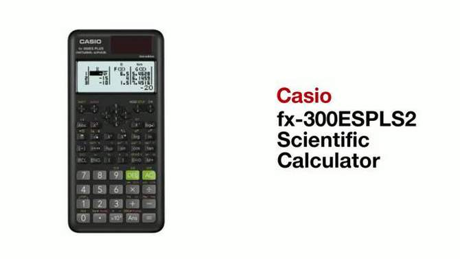 Casio FX-300 Scientific Calculator - Black, 2 of 7, play video