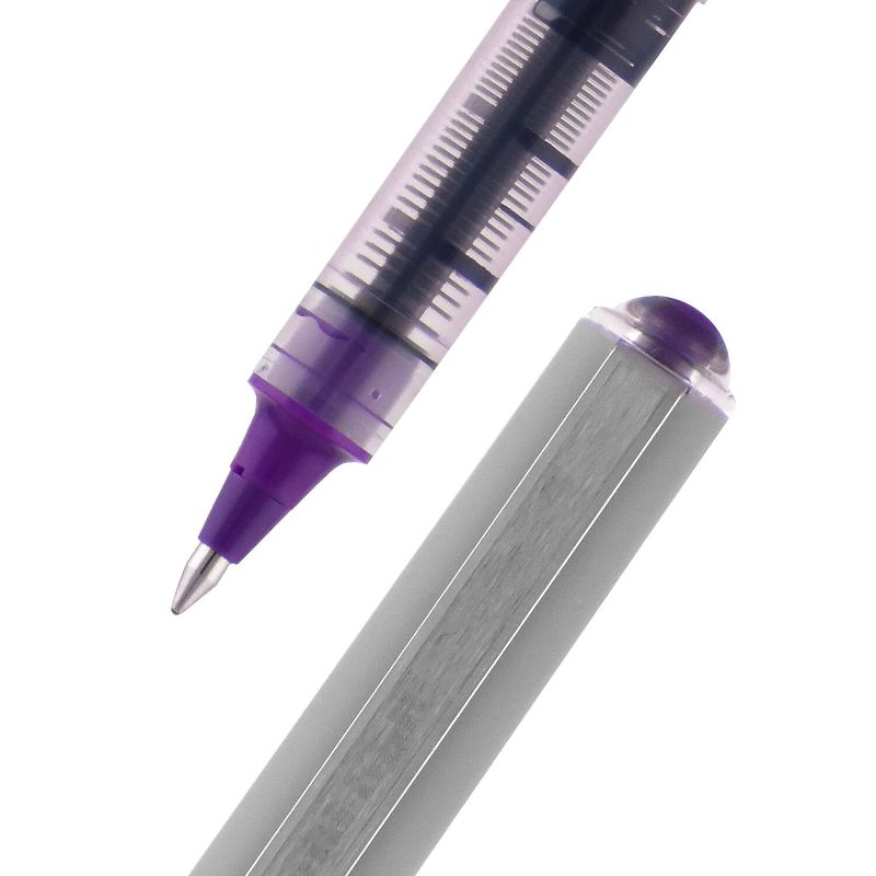 uni-ball Vision Rollerball Pens Fine Point Purple Ink Dozen (SAN60382), 2 of 9