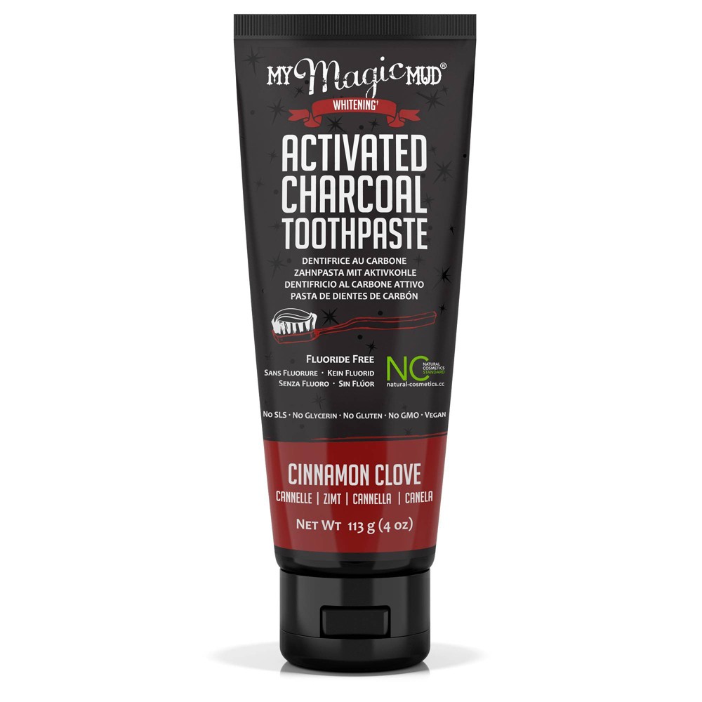 UPC 868656000139 product image for My Magic Mud Activated Charcoal Toothpaste Cinnamon Clove - 4oz | upcitemdb.com
