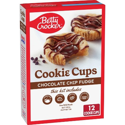 Betty Crocker Chocolate Chip Fudge Cookie Cups - 15.1oz