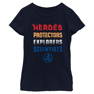 Girls The Fantastic Four: First Steps Heroes and Protectors T Shirt - 1 of 4