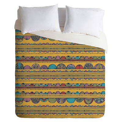 Valentina Ramos Tulip Duvet King Yellow - Deny Designs