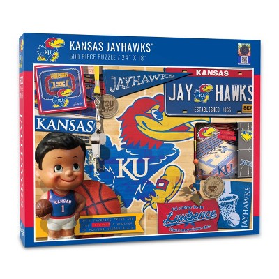 NCAA Kansas Jayhawks Throwback Puzzle 500pc